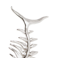 PALLADIO Boucles d'oreilles plaquées palladium avec fossile marin