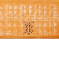 PALE ORANGE Petit sac Lola matelassé en cuir