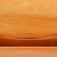 PALE ORANGE Petit sac Lola matelassé en cuir