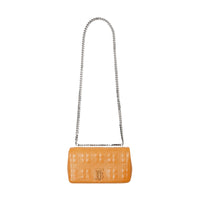 PALE ORANGE Petit sac Lola matelassé en cuir