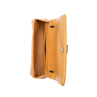 PALE ORANGE Petit sac Lola matelassé en cuir