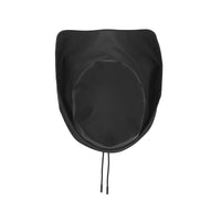 BLACK Chapeau de pêcheur en coton caoutchouté surpiqué