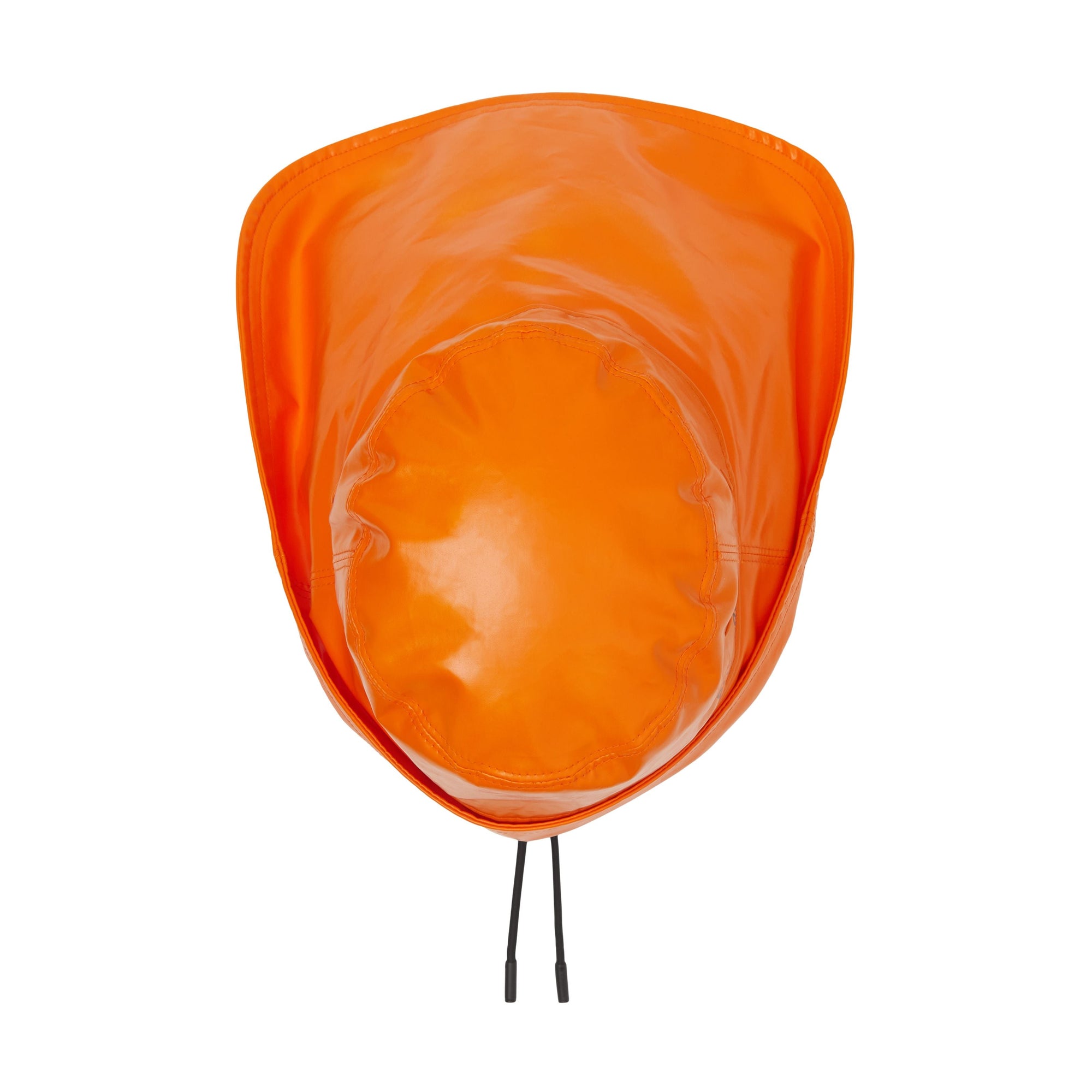 DEEP ORANGE Chapeau de pêcheur en coton caoutchouté avec logo
