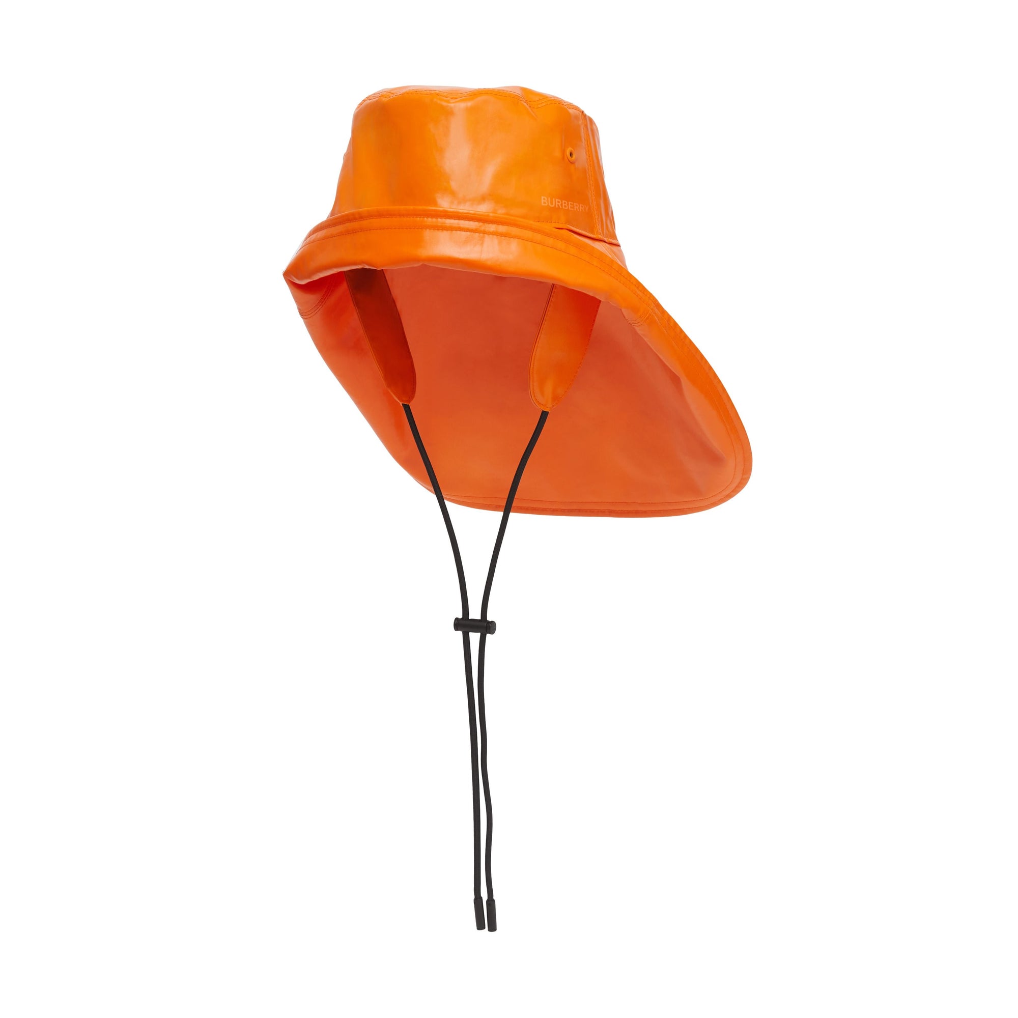 DEEP ORANGE Chapeau de pêcheur en coton caoutchouté avec logo