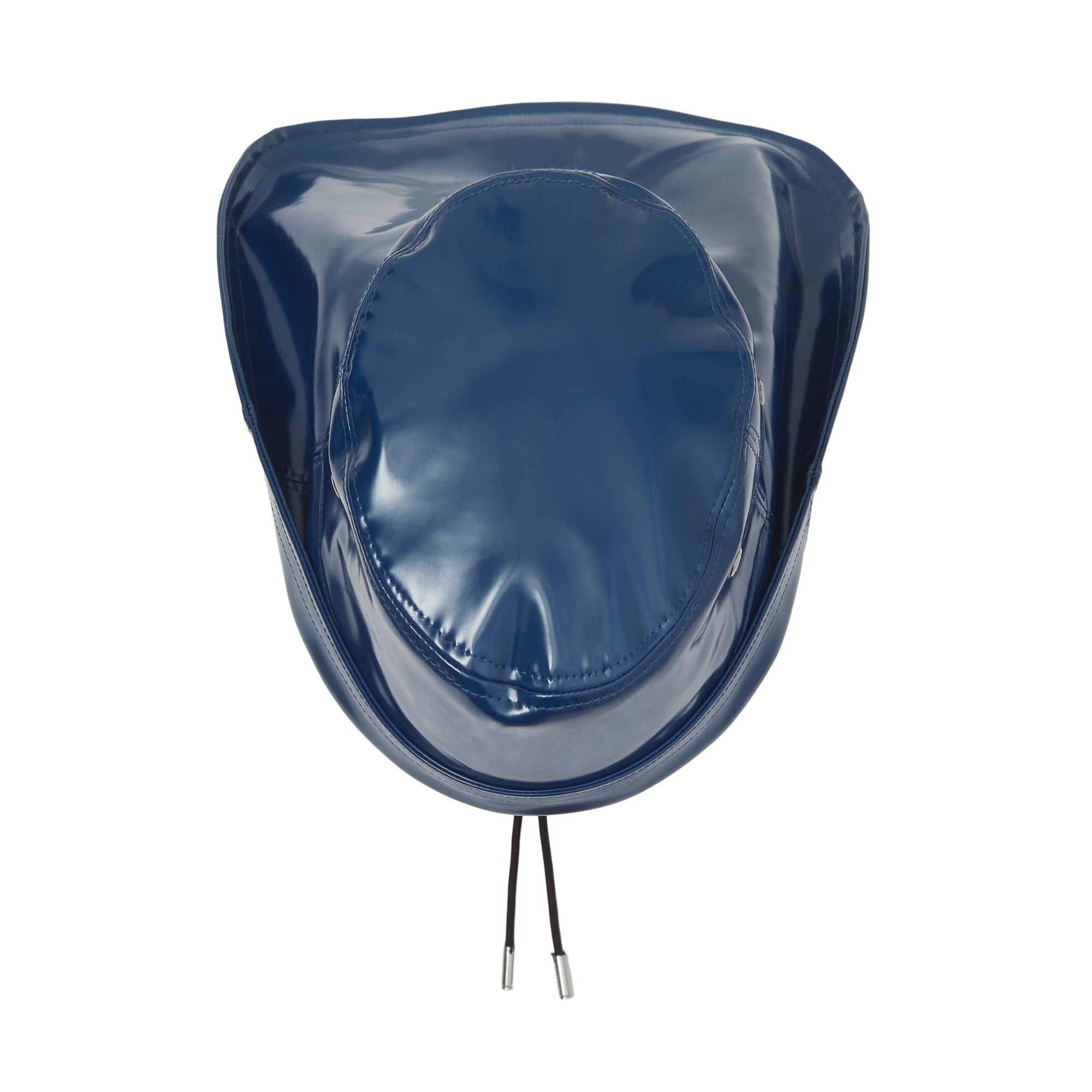 INK BLUE Chapeau de pêcheur en coton caoutchouté avec logo
