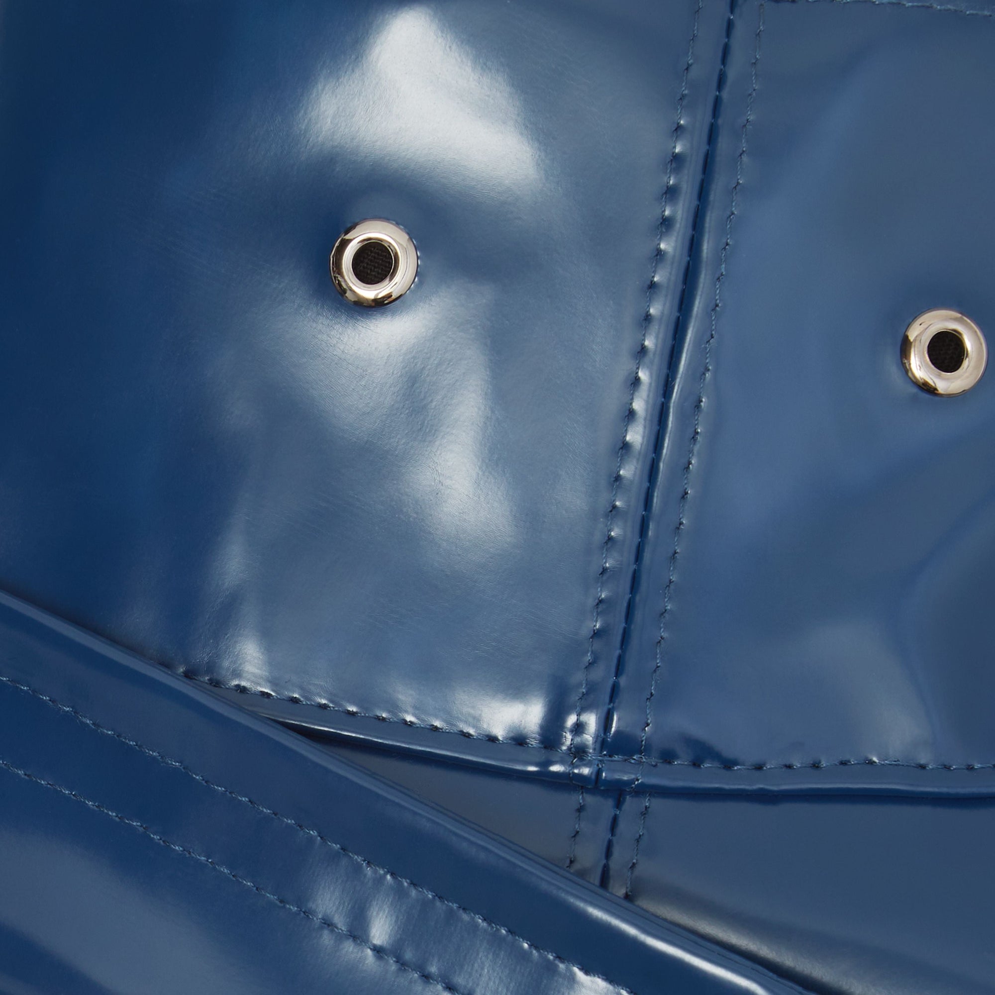 INK BLUE Chapeau de pêcheur en coton caoutchouté avec logo