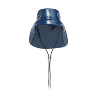 INK BLUE Chapeau de pêcheur en coton caoutchouté avec logo