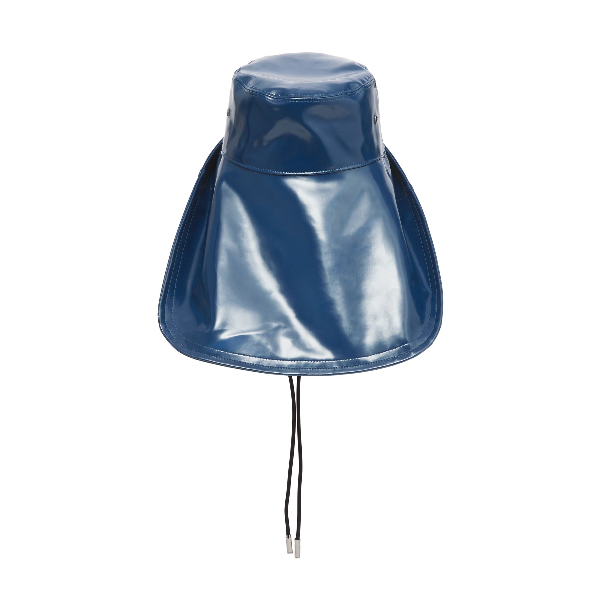 INK BLUE Chapeau de pêcheur en coton caoutchouté avec logo