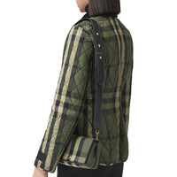 MILITARY GREEN Petit sac à bandoulière en toile check