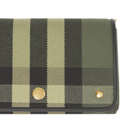 MILITARY GREEN Petit sac à bandoulière en toile check