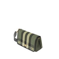 MILITARY GREEN Petit sac à bandoulière en toile check