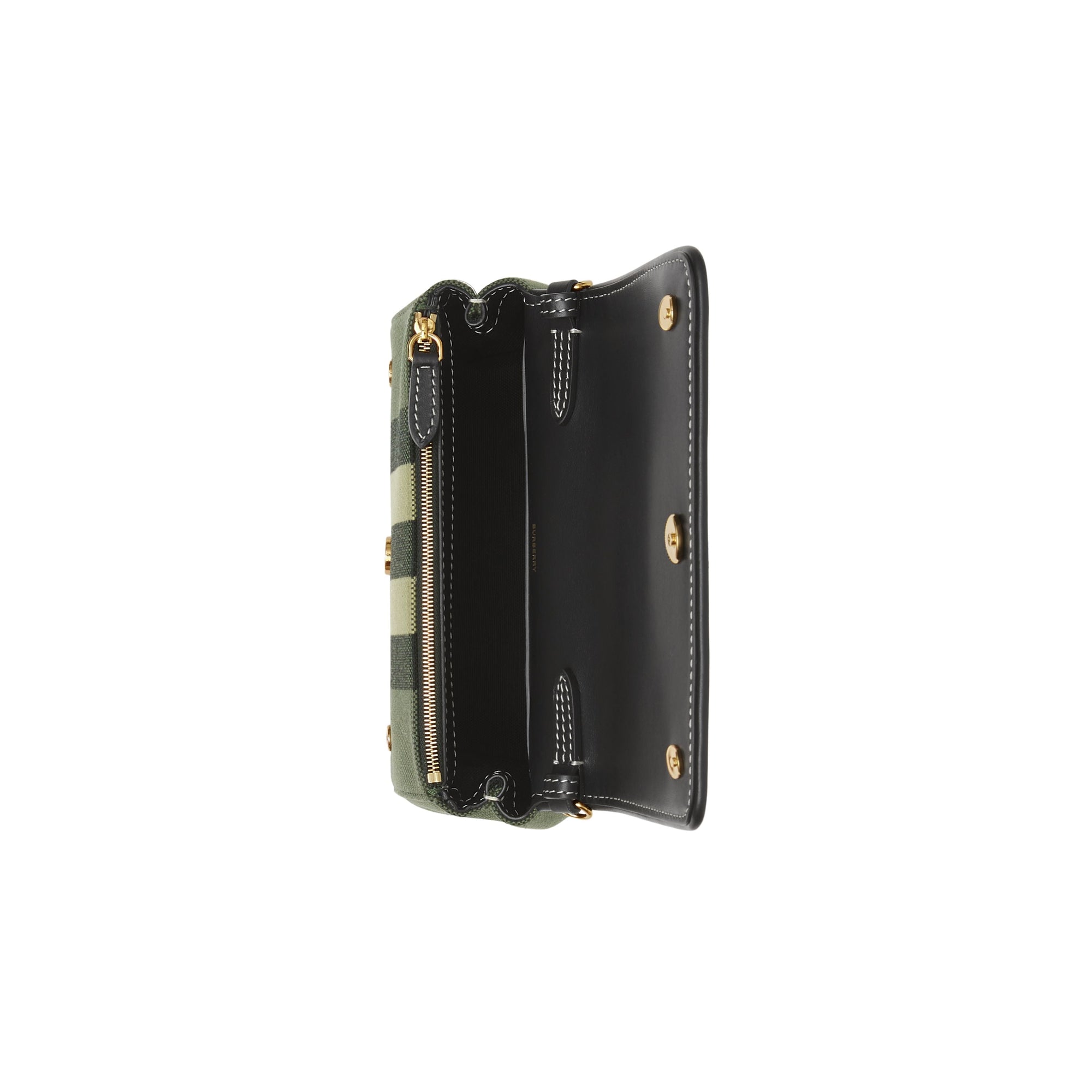 MILITARY GREEN Petit sac à bandoulière en toile check