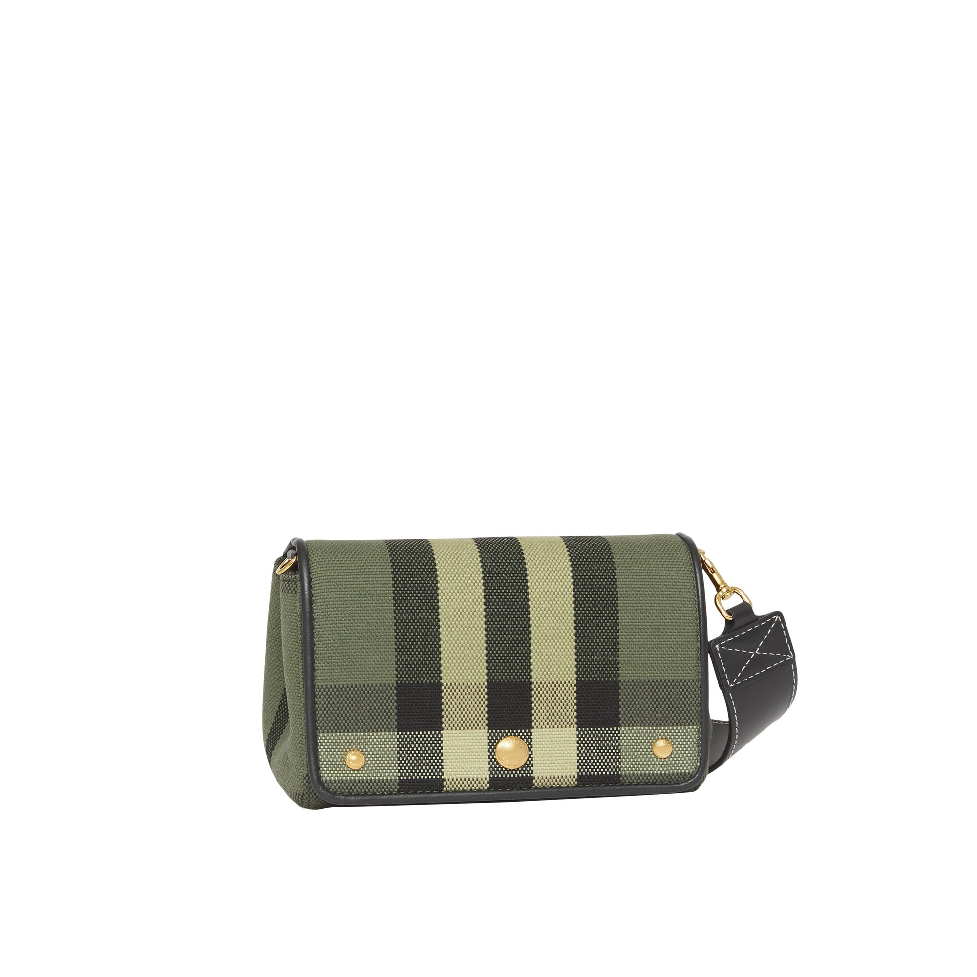 MILITARY GREEN Petit sac à bandoulière en toile check