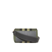 MILITARY GREEN Petit sac à bandoulière en toile check