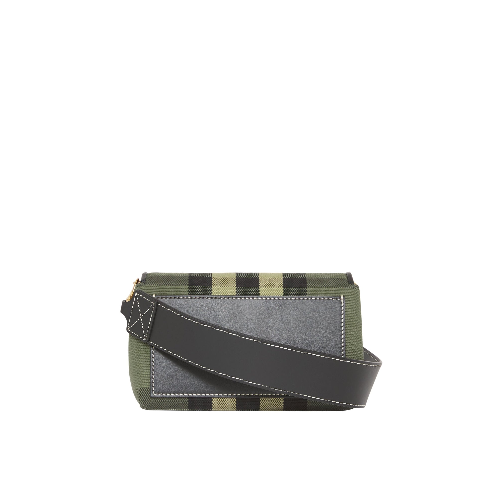 MILITARY GREEN Petit sac à bandoulière en toile check