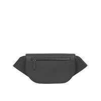 BLACK Grand sac banane Olympia en cuir grainé