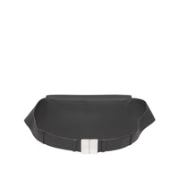 BLACK Grand sac banane Olympia en cuir grainé