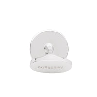 VINTAGE SILVER Boutons de manchette plaqués palladium avec logo