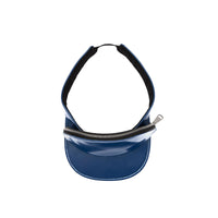 INK BLUE Visière en vinyle avec poche zippée amovible