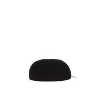 BLACK Visière en néoprène avec poche zippée amovible