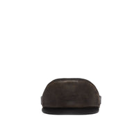 BLACK Visière en cuir avec poche zippée amovible