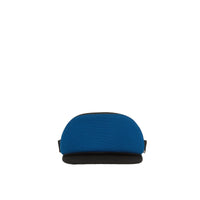 BLUE Visière en coton et lin avec poche zippée amovible