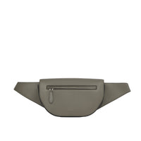 POPLAR GREEN/BLK Petit sac banane Olympia en cuir grainé