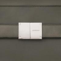 POPLAR GREEN/BLK Petit sac banane Olympia en cuir grainé