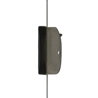 POPLAR GREEN/BLK Petit sac banane Olympia en cuir grainé