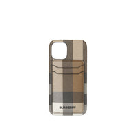 DARK BIRCH BROWN Porte-cartes pour iPhone 12 Pro check
