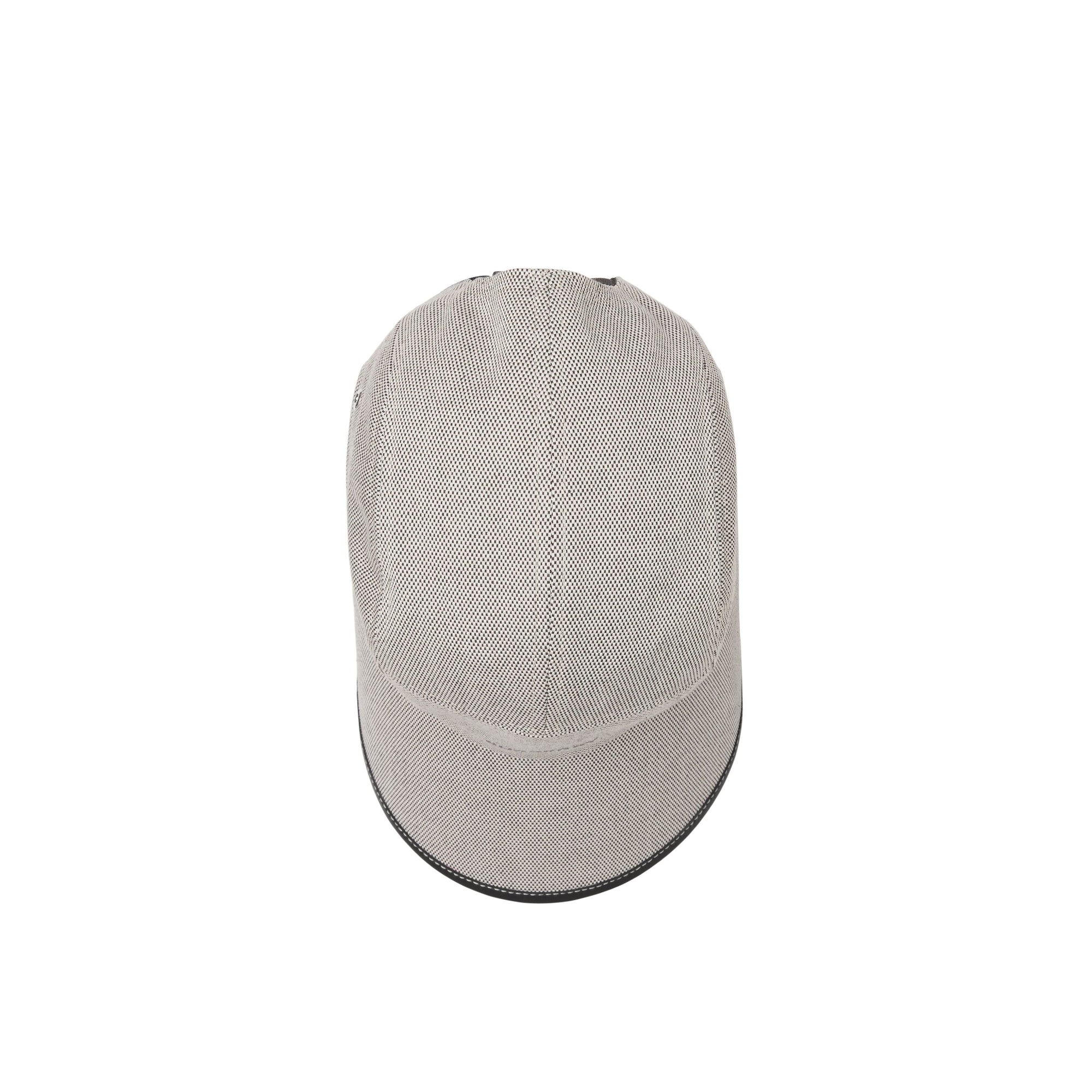 BLACK/WHITE Casquette à bords larges en coton avec logo
