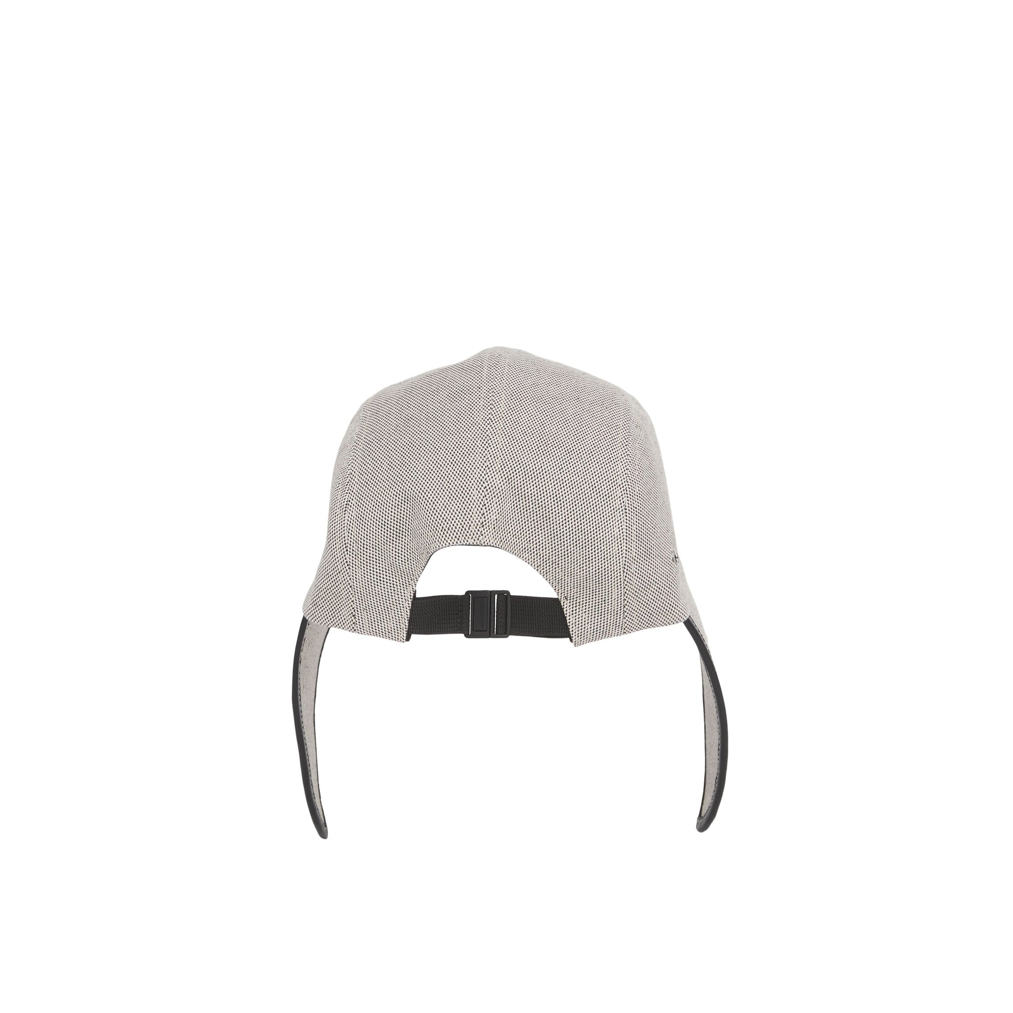 BLACK/WHITE Casquette à bords larges en coton avec logo
