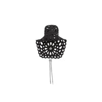 BLACK Chapeau de pêcheur en broderie anglaise et gabardine de coton