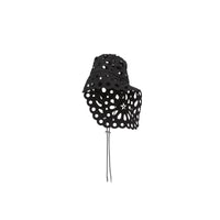 BLACK Chapeau de pêcheur en broderie anglaise et gabardine de coton