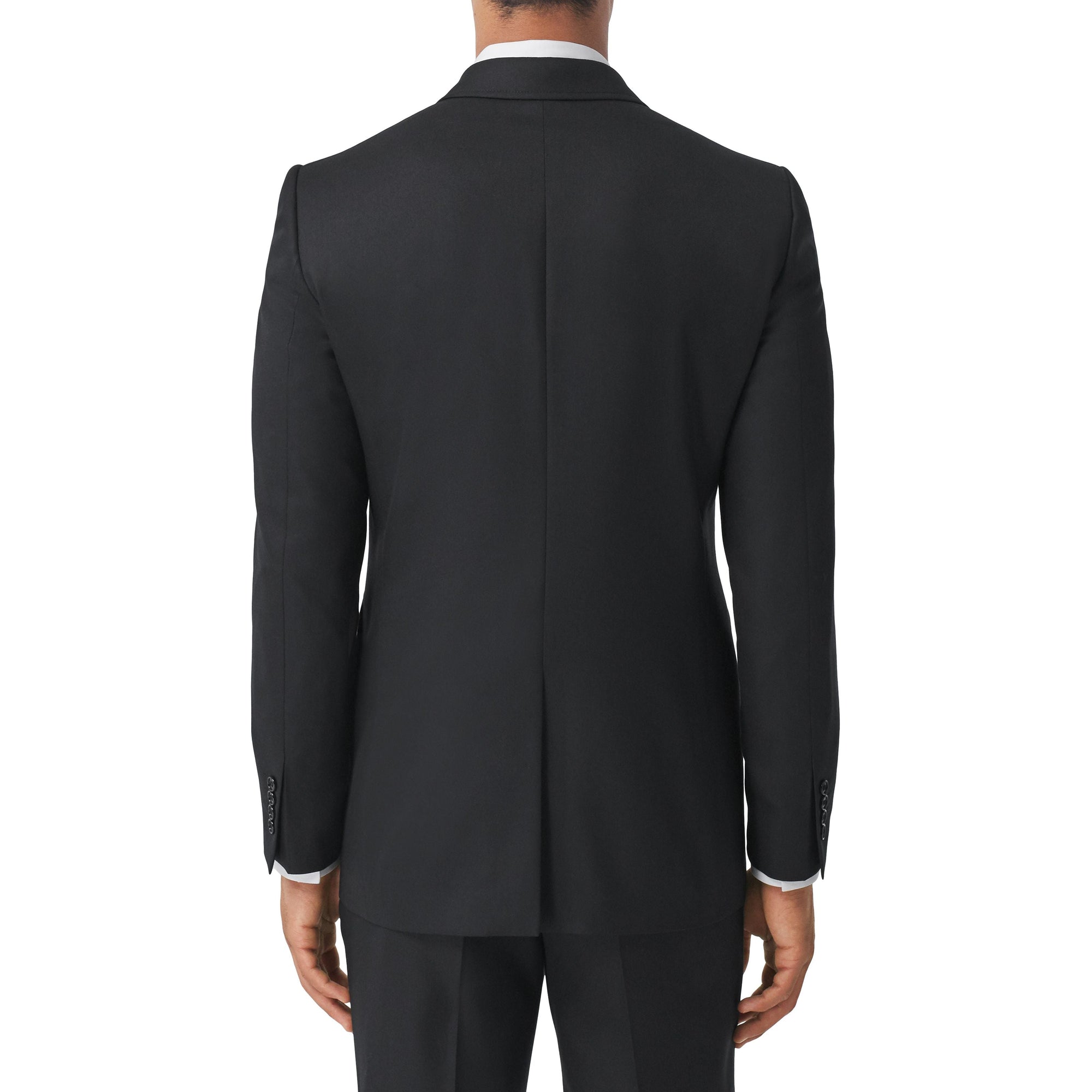 BLACK Veste de costume classique en laine et cachemire