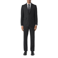 BLACK Veste de costume classique en laine et cachemire