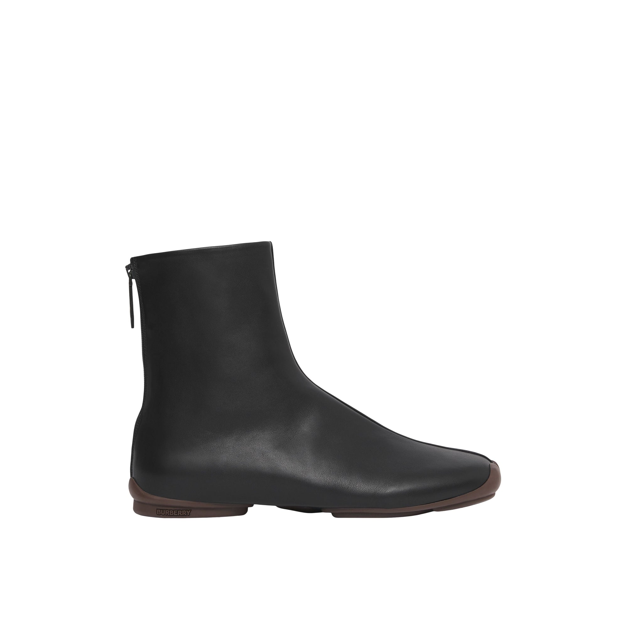 BLACK/EBONY BROWN Bottines façon chaussettes en cuir Phoenix