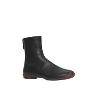 BLACK/EBONY BROWN Bottines façon chaussettes en cuir Phoenix