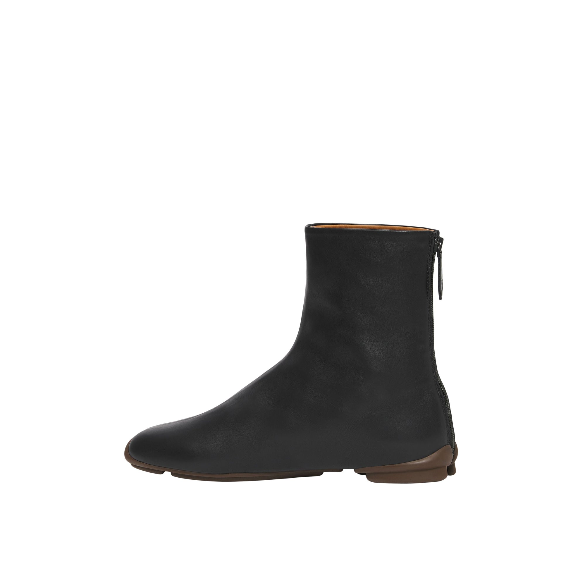 BLACK/EBONY BROWN Bottines façon chaussettes en cuir Phoenix