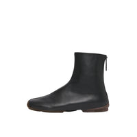 BLACK/EBONY BROWN Bottines façon chaussettes en cuir Phoenix