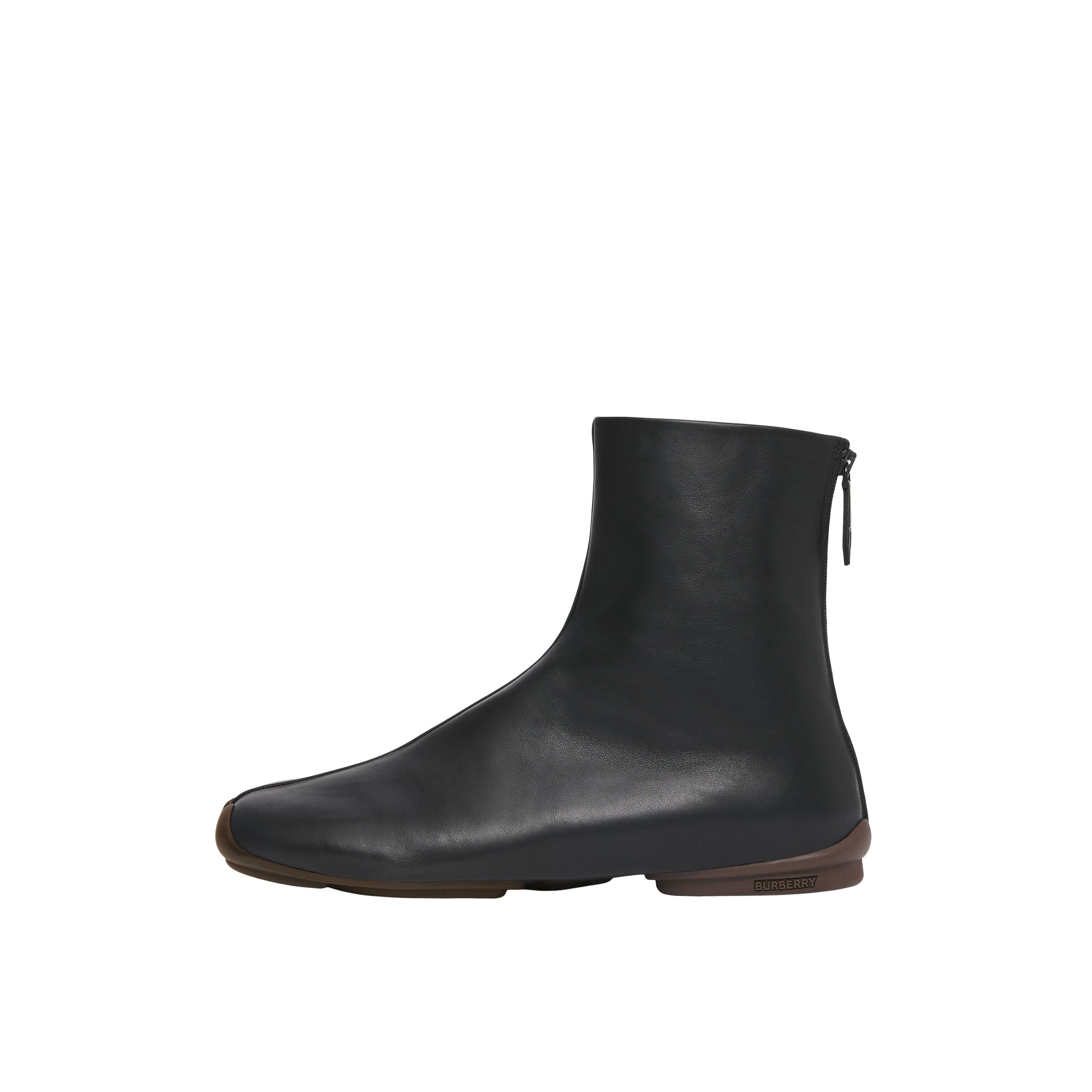 BLACK/EBONY BROWN Bottines façon chaussettes en cuir Phoenix
