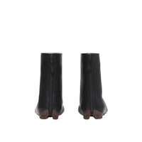 BLACK/EBONY BROWN Bottines façon chaussettes en cuir Phoenix