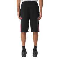 BLACK Short en laine à motif géométrique en intarsia