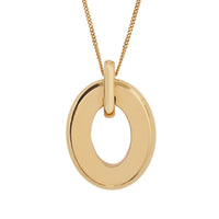 LIGHT GOLD Collier à découpe plaqué or