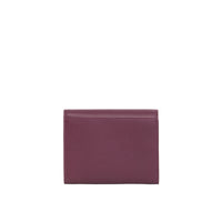 DEEP MAROON Petit portefeuille à rabat en cuir Monogram