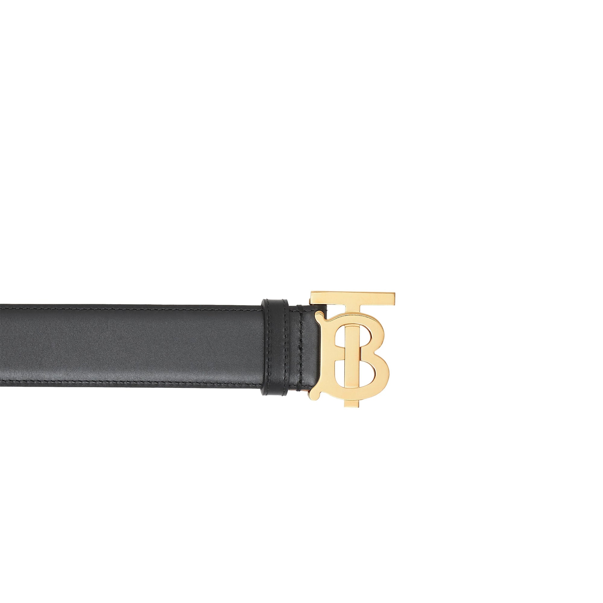 BLACK Ceinture en cuir Monogram