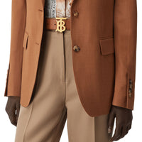 TAN Ceinture en cuir Monogram
