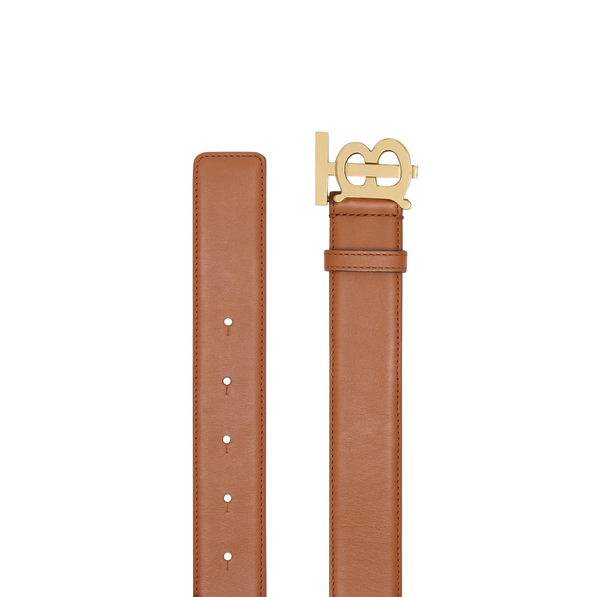 TAN Ceinture en cuir Monogram