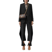 BLACK Petit sac Lola matelassé en cachemire check