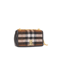 BLACK Petit sac Lola matelassé en cachemire check